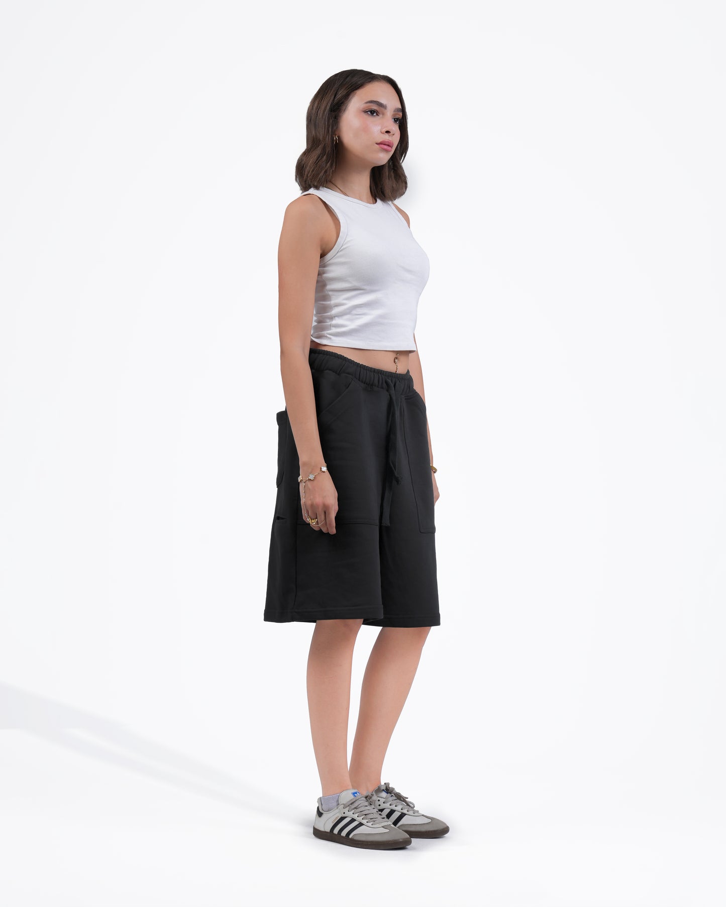 Black Oversize Short
