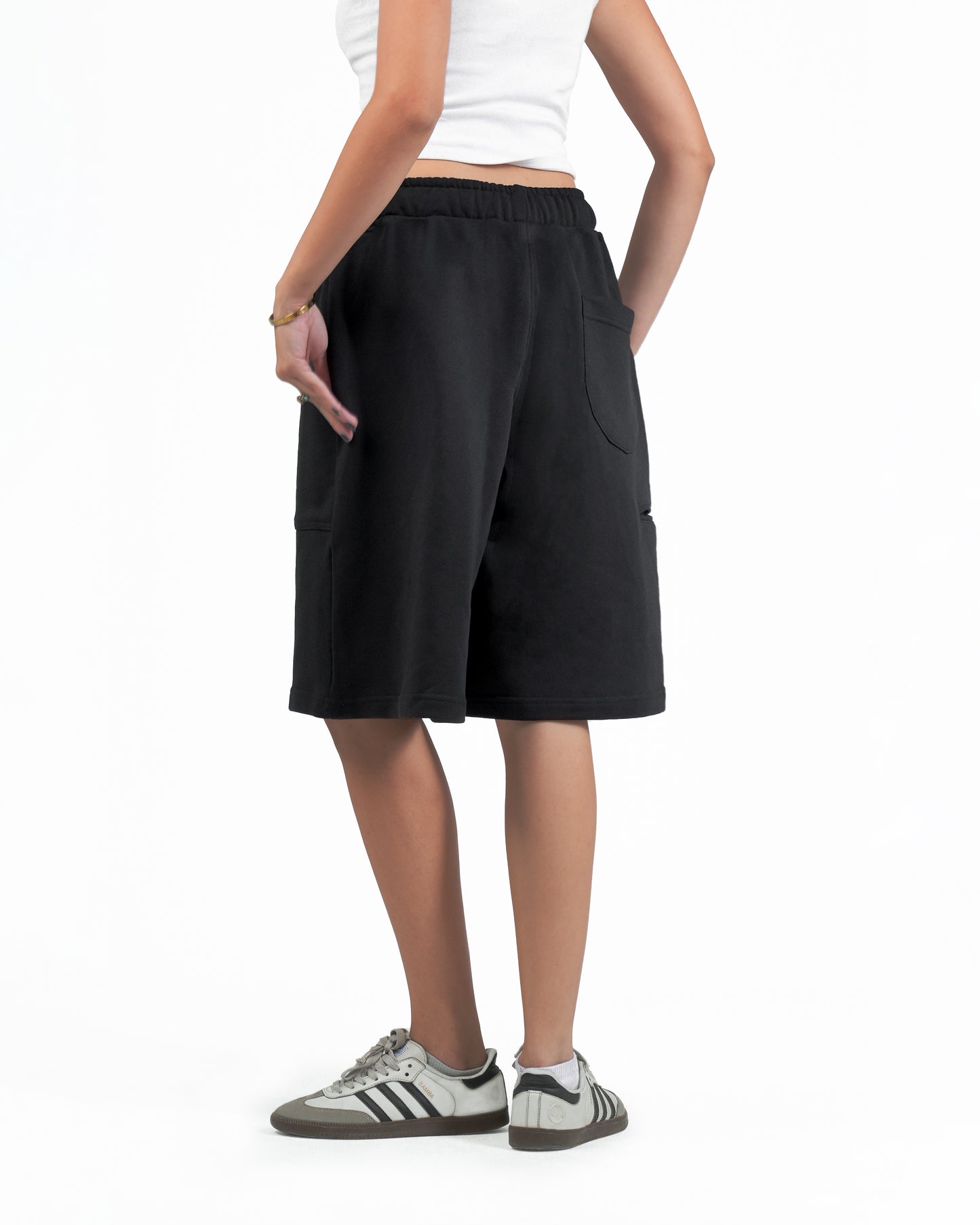 Black Oversize Short