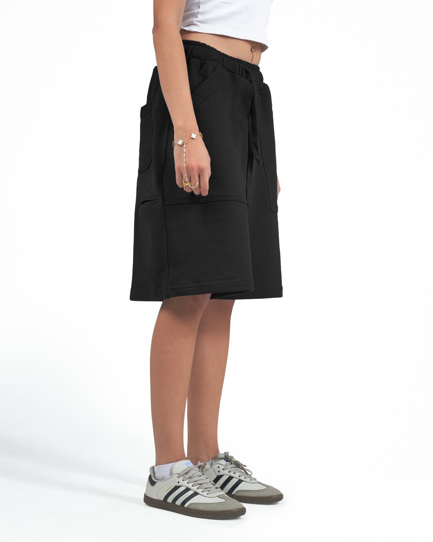 Black Oversize Short