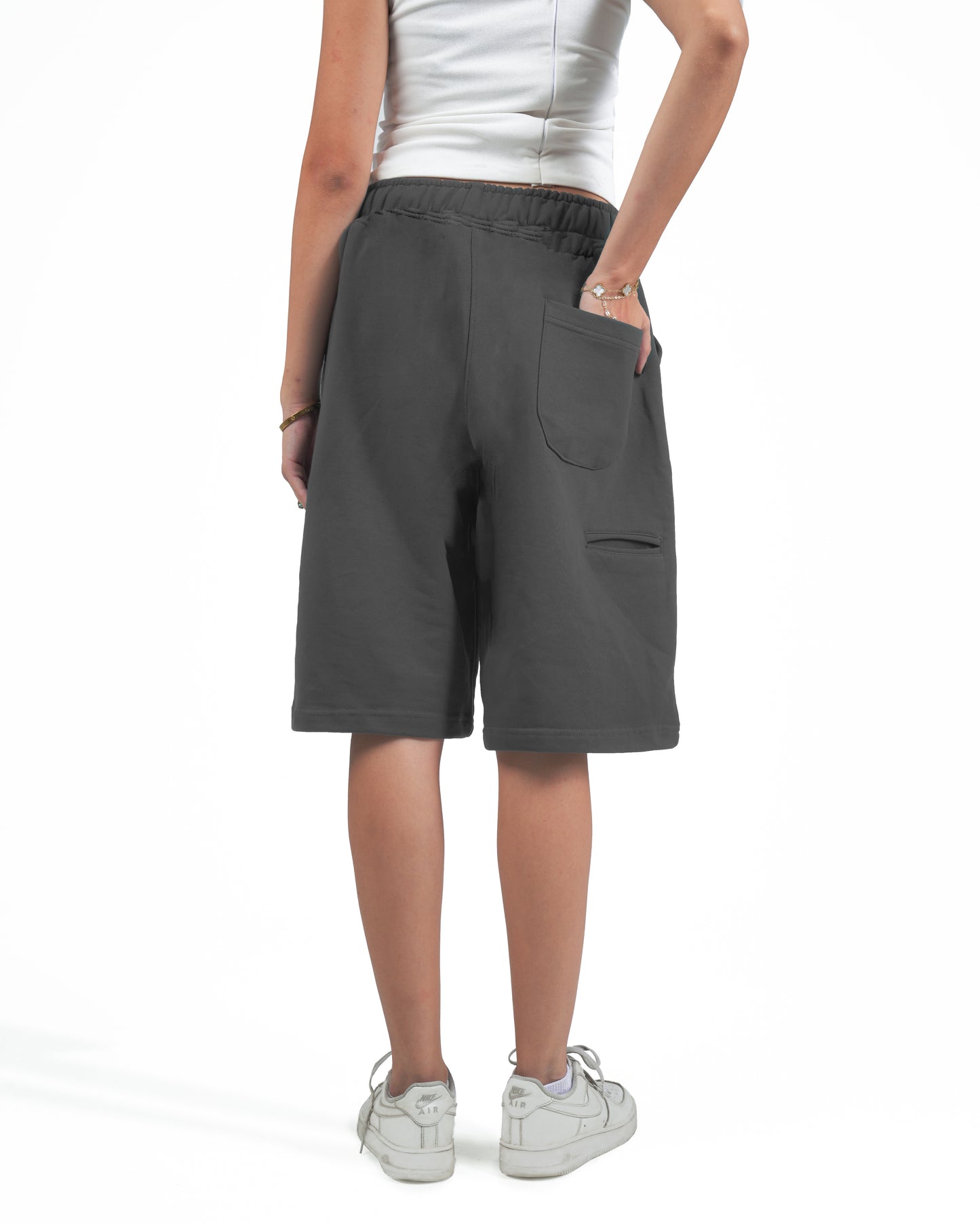 Gray Oversize Short