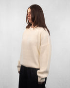 knitted sweater - offwhite
