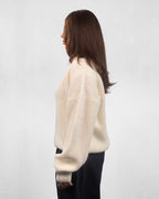 knitted sweater - offwhite