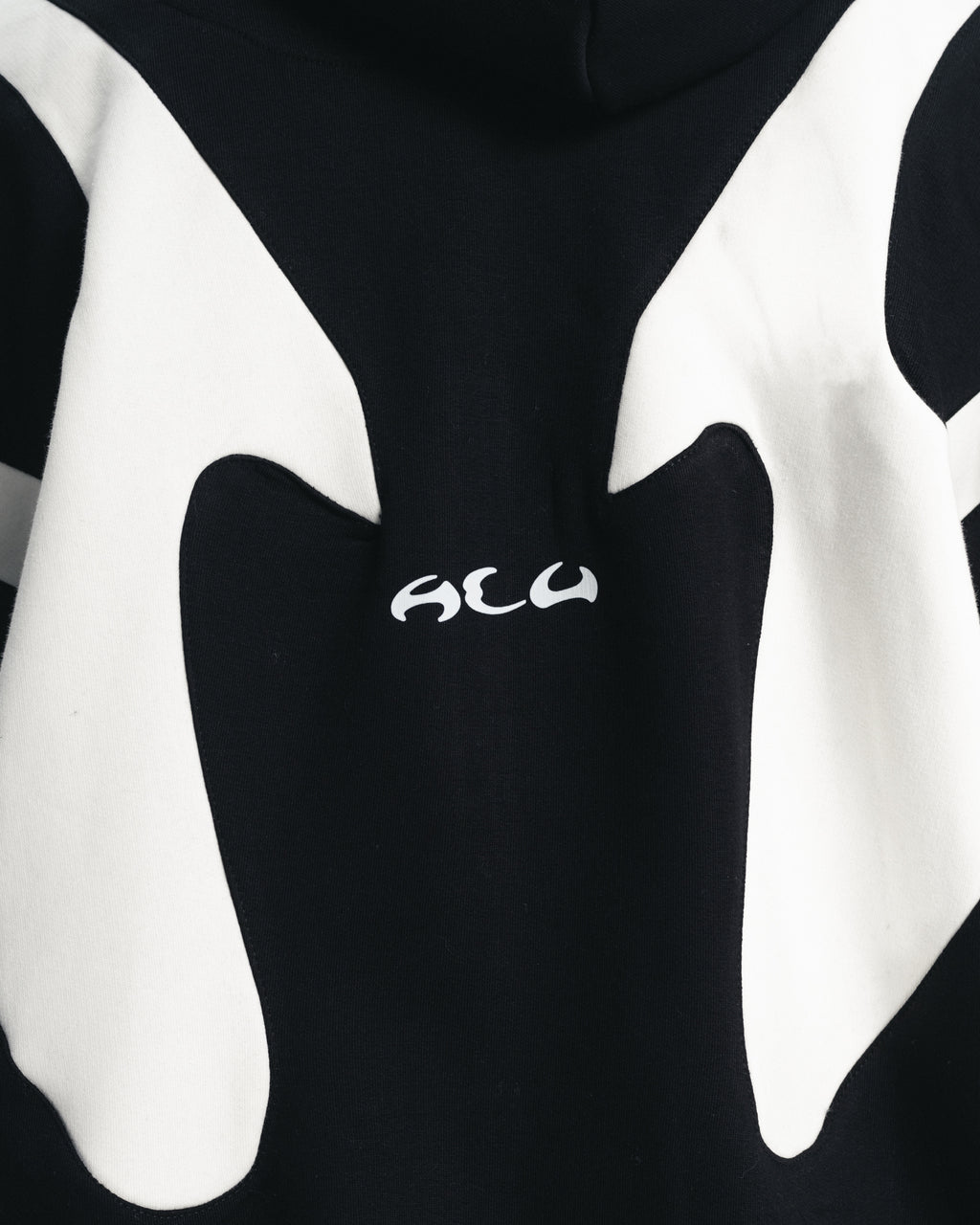 Black Flame Zipper Hoodie