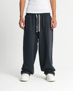 wide leg sweatpants - Iron gray