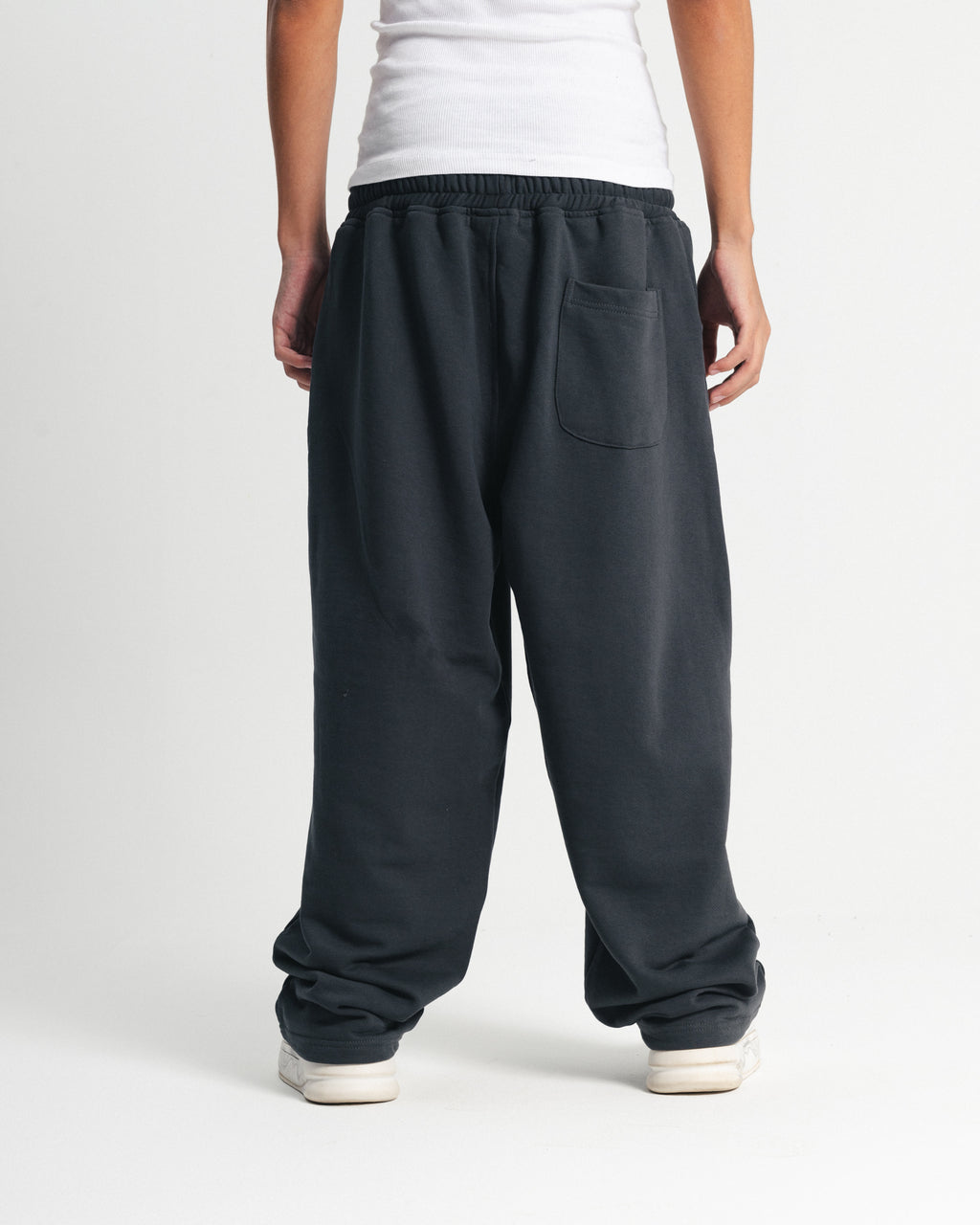 wide leg sweatpants - Iron gray
