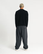 knitted sweater - black