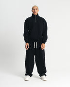 Black Quarter-Zip