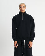 Black Quarter-Zip