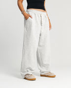 wide leg sweatpants - Light Gray