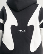 Iron Grey Flame Zipper Hoodie