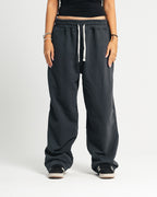 wide leg sweatpants - Iron gray