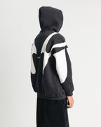 Iron Grey Flame Zipper Hoodie