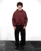 Burgundy Zip-up