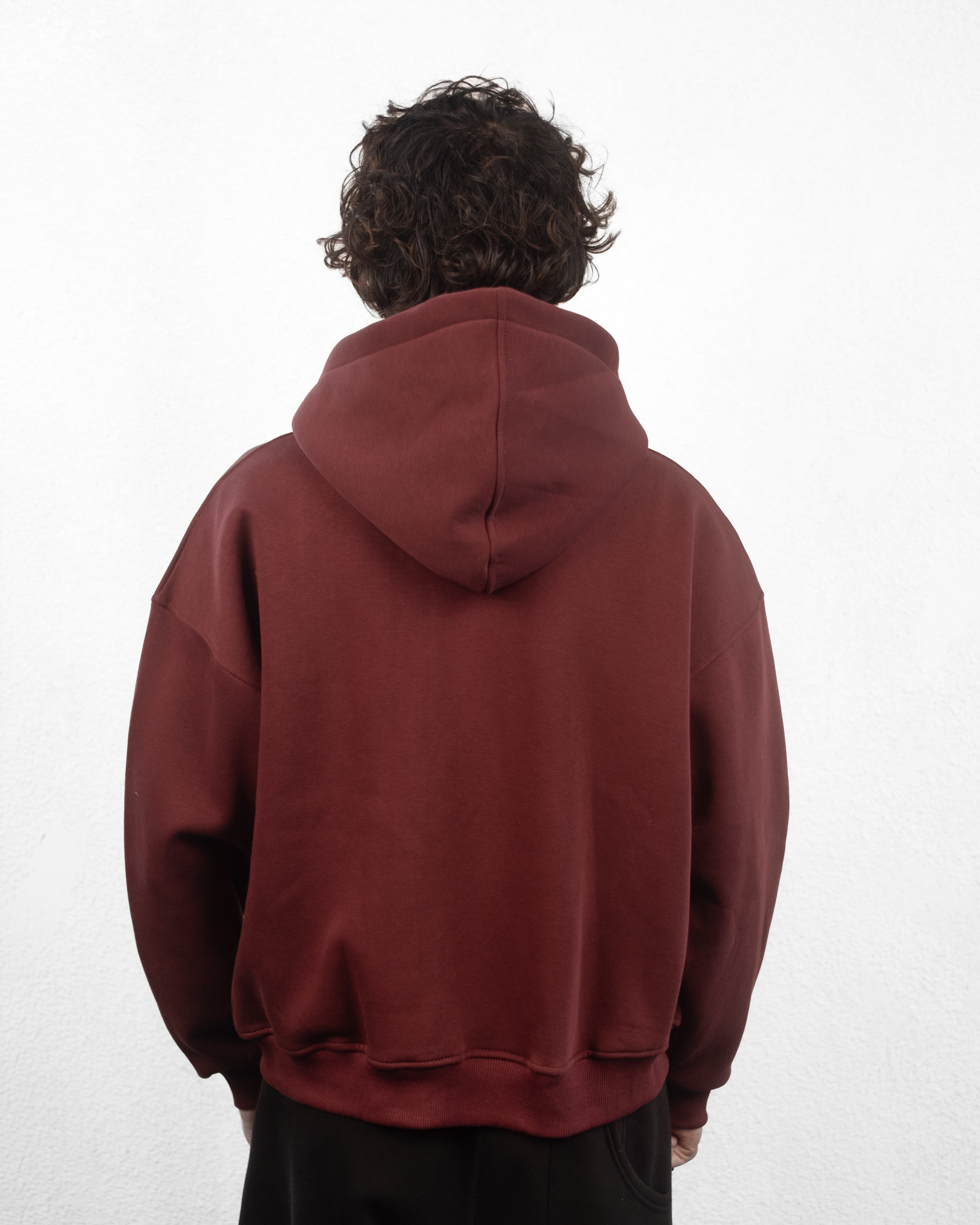 Burgundy Zip-up