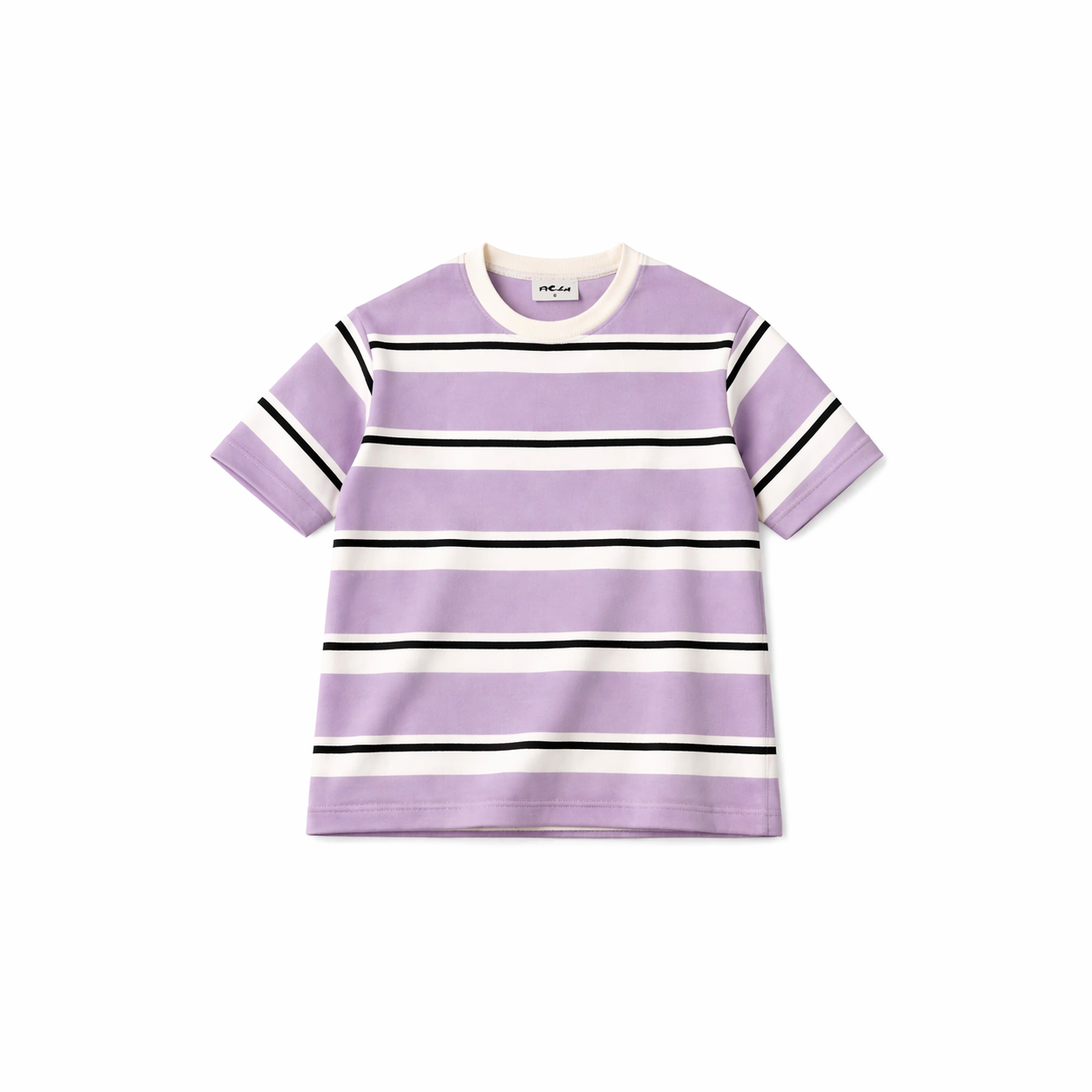 Striped T-shirt in lavender