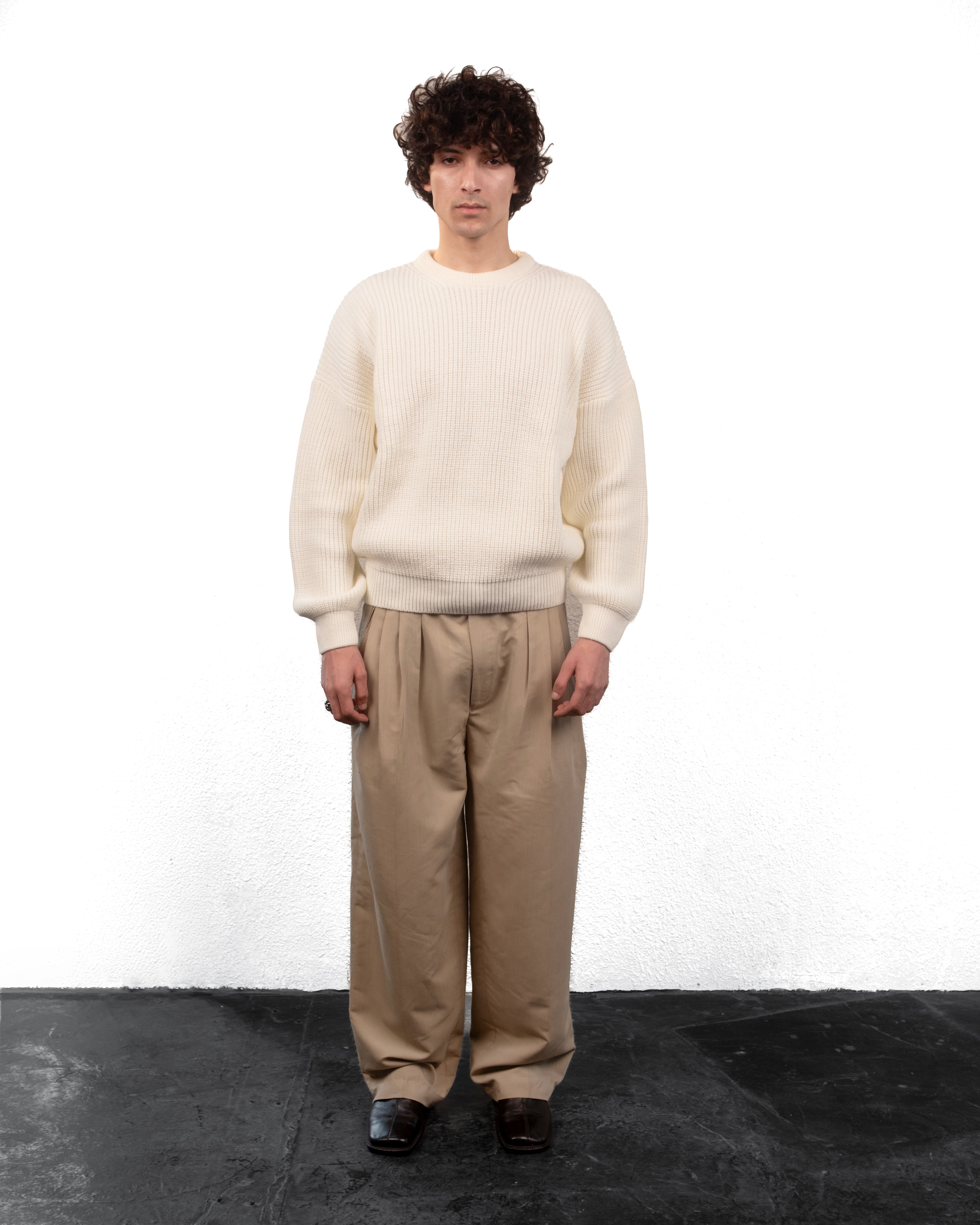 knitted sweater - offwhite