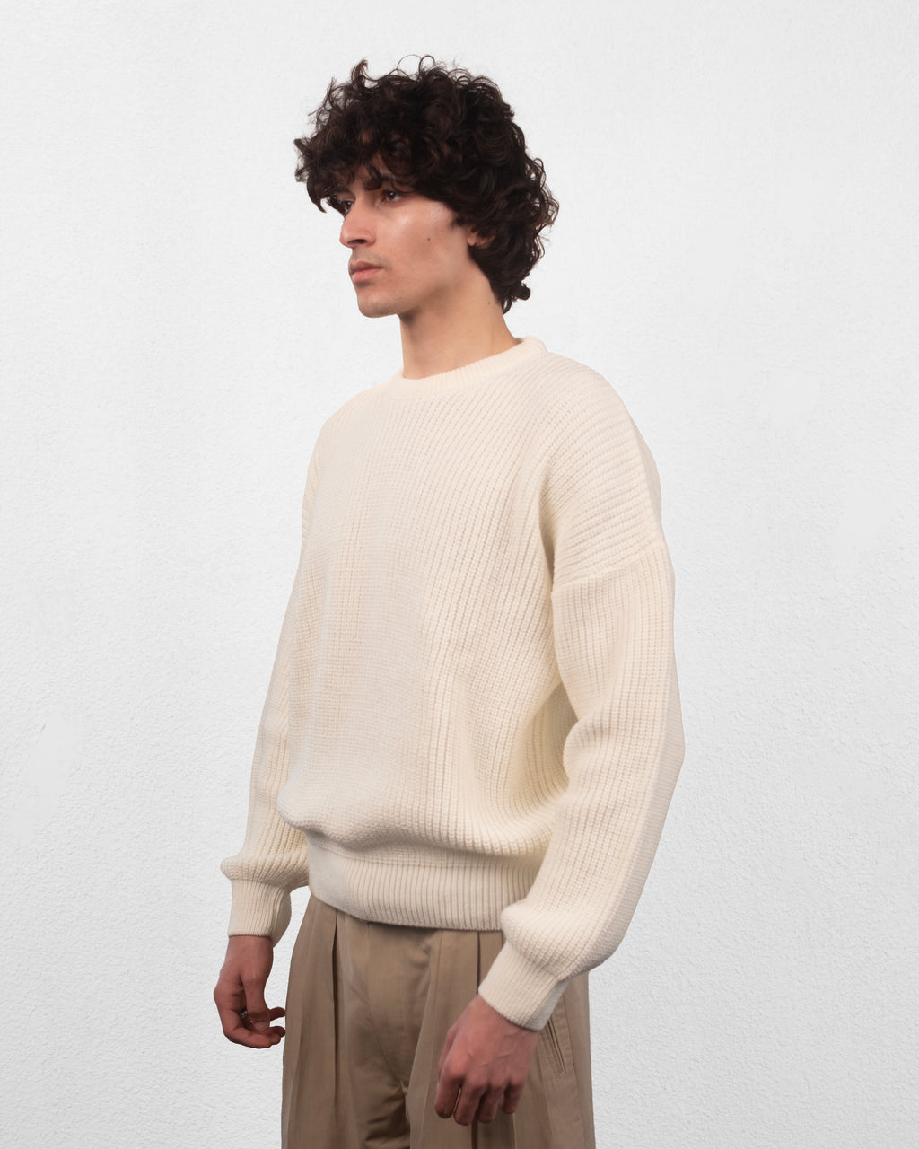 knitted sweater - offwhite
