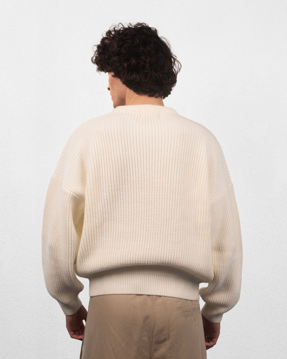knitted sweater - offwhite