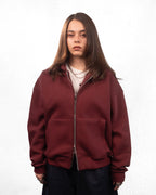 Burgundy Zip-up