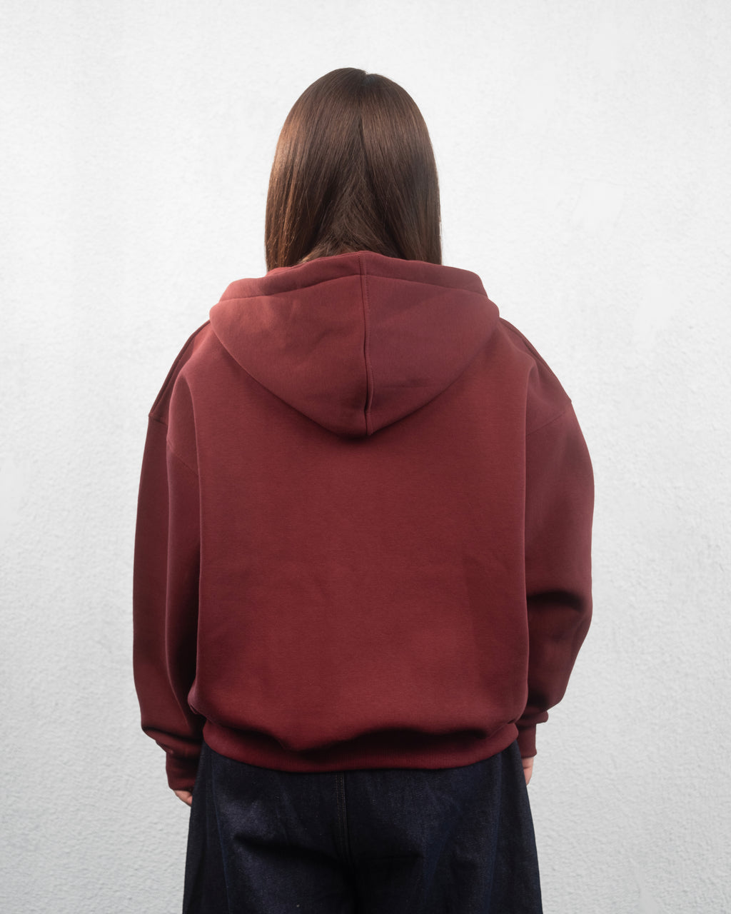 Burgundy Zip-up