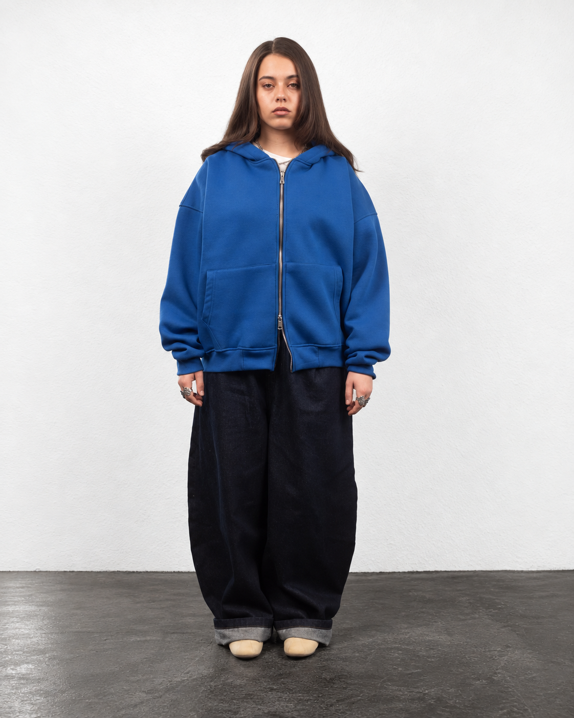 Blue Zip-up