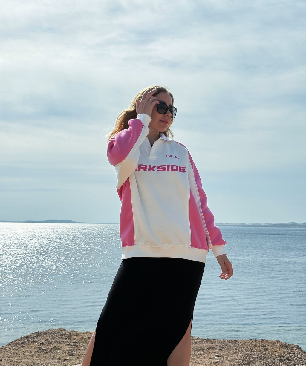 Three 7 Crewneck pink