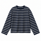 Navy Stripe Relaxed Fit