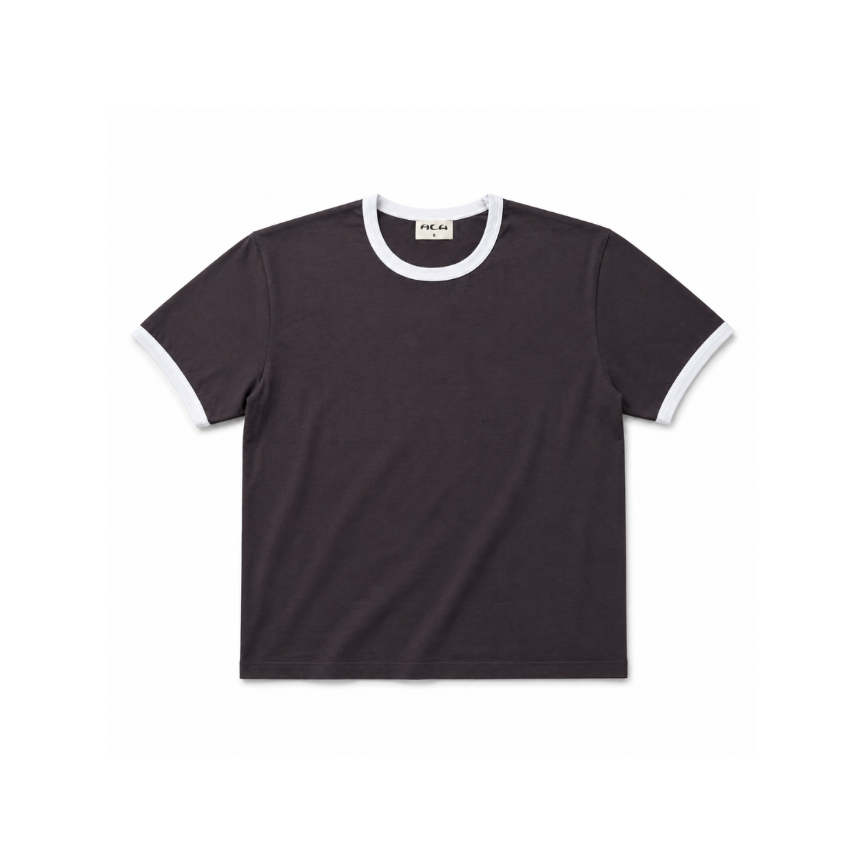 Ringer tee in brown