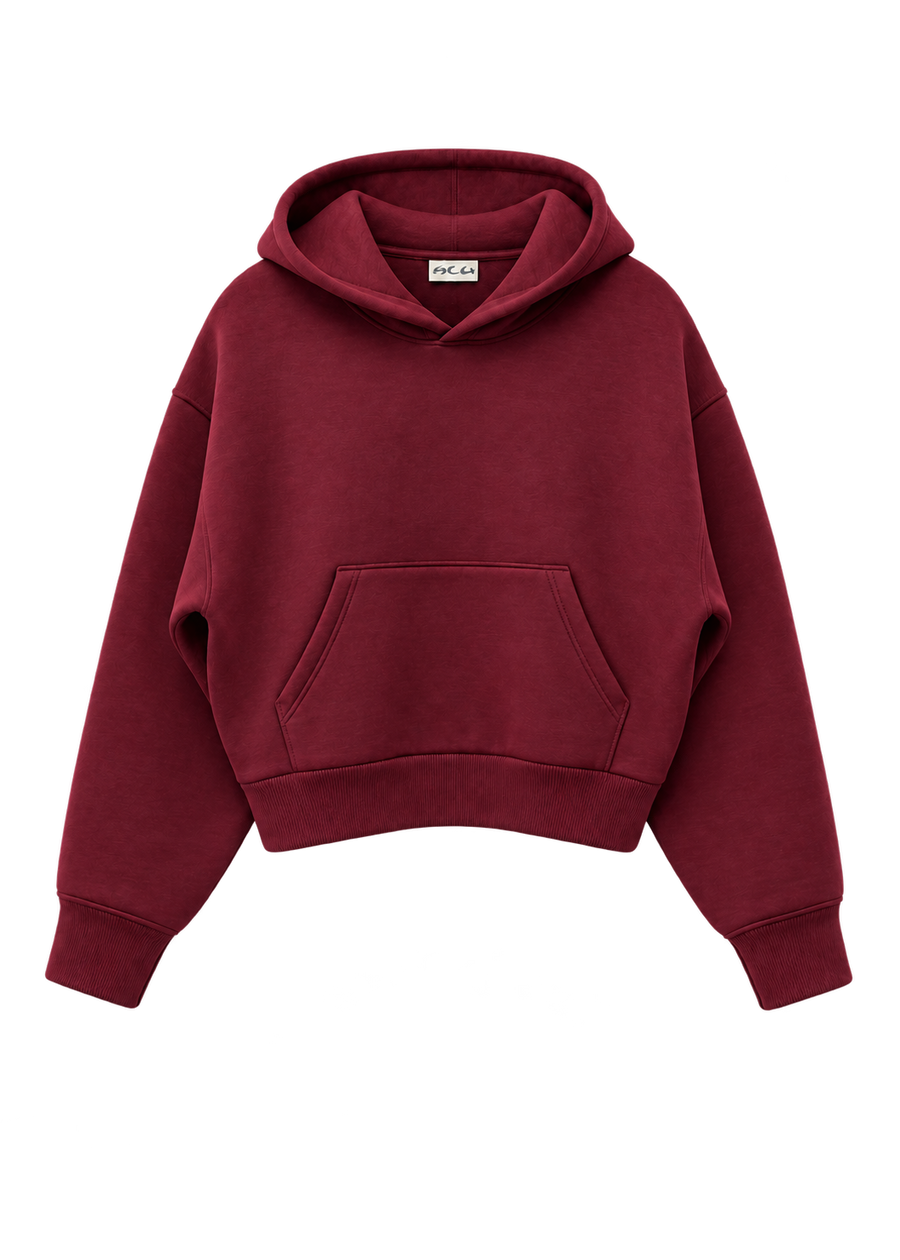 Basic Hoodie — Burgundy