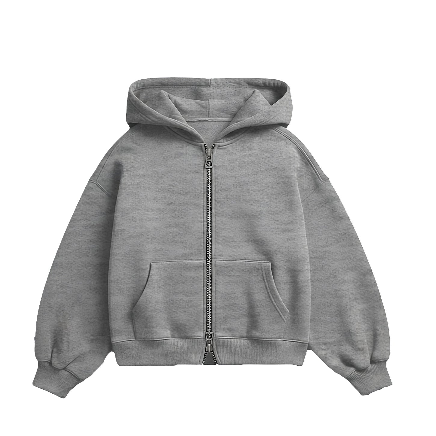 Gray Zip-up