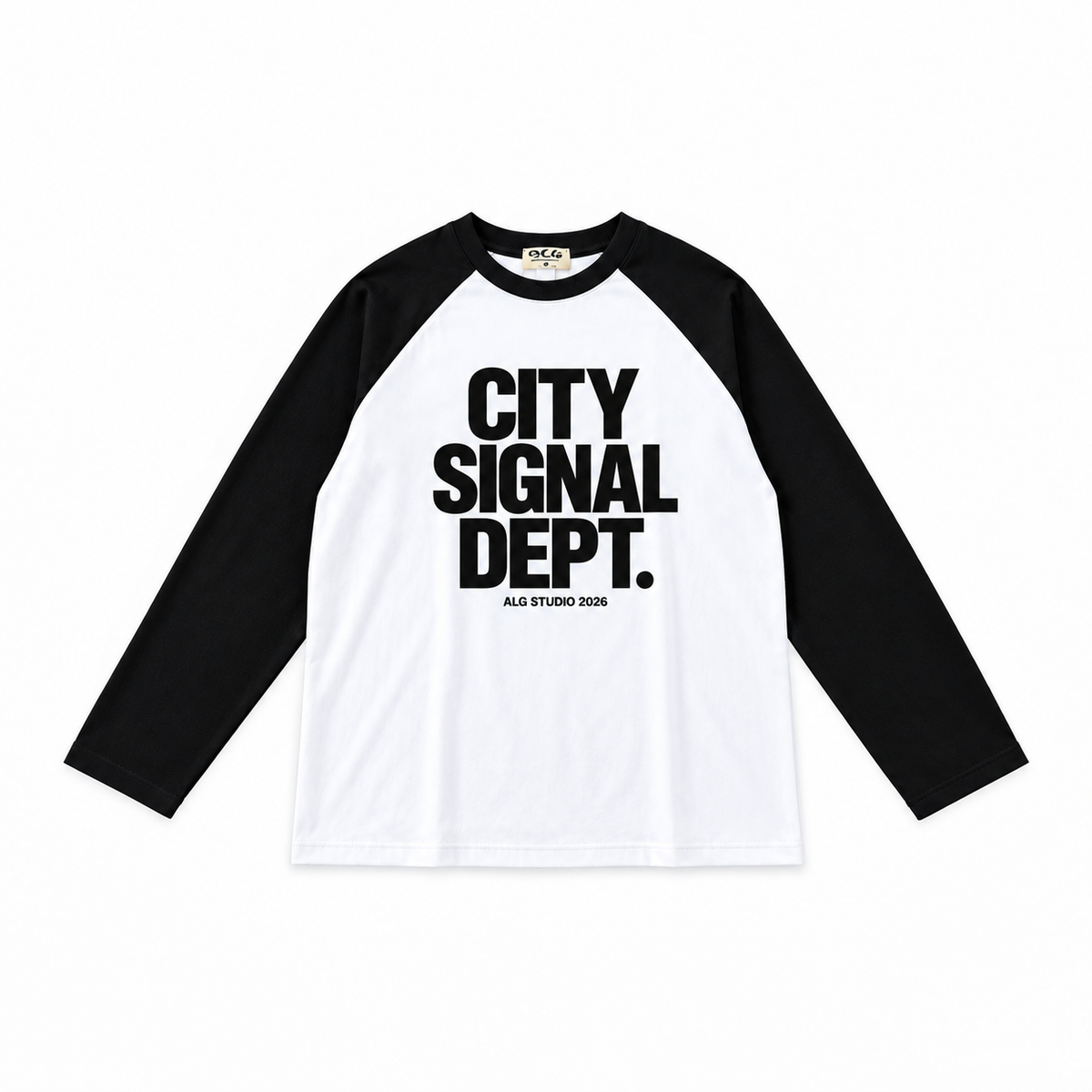 City Raglan Long Sleeve - Black