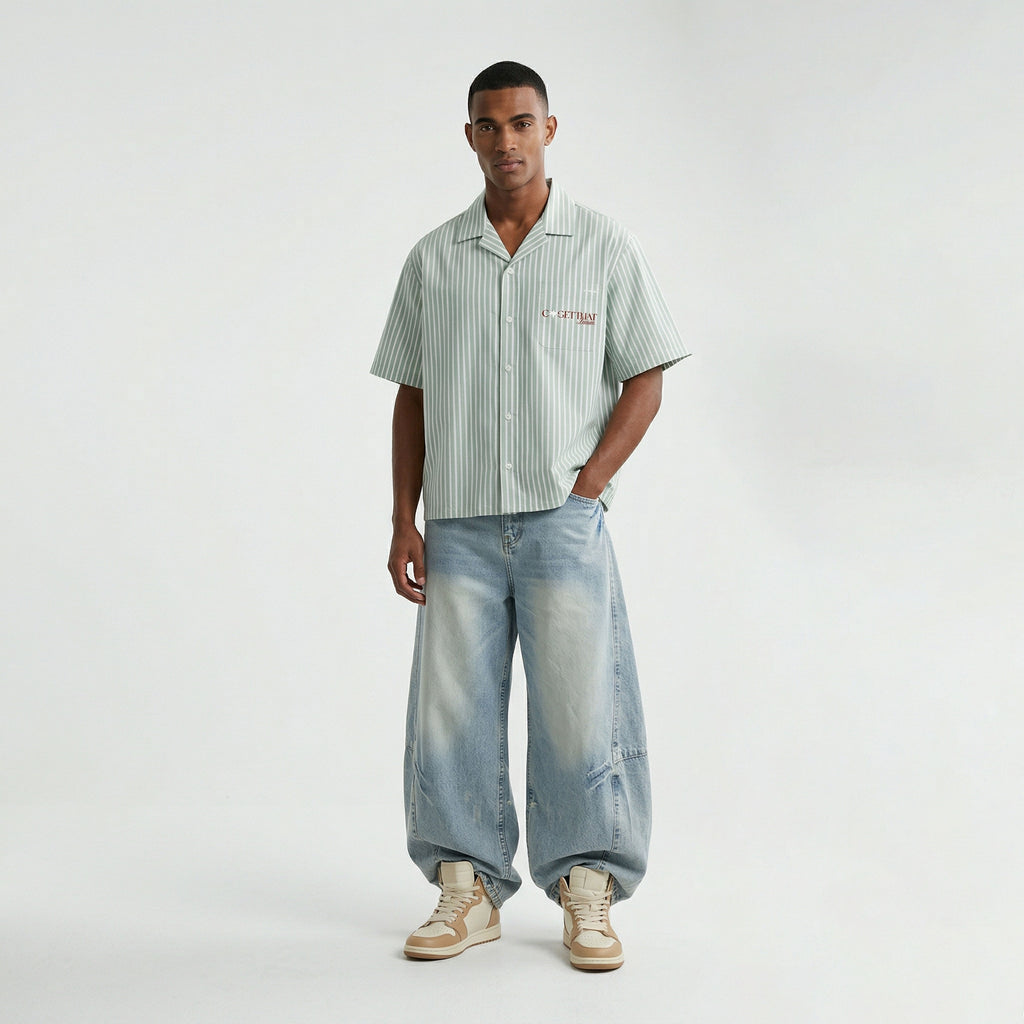 GGTD STRIPED IN MINT GREEN