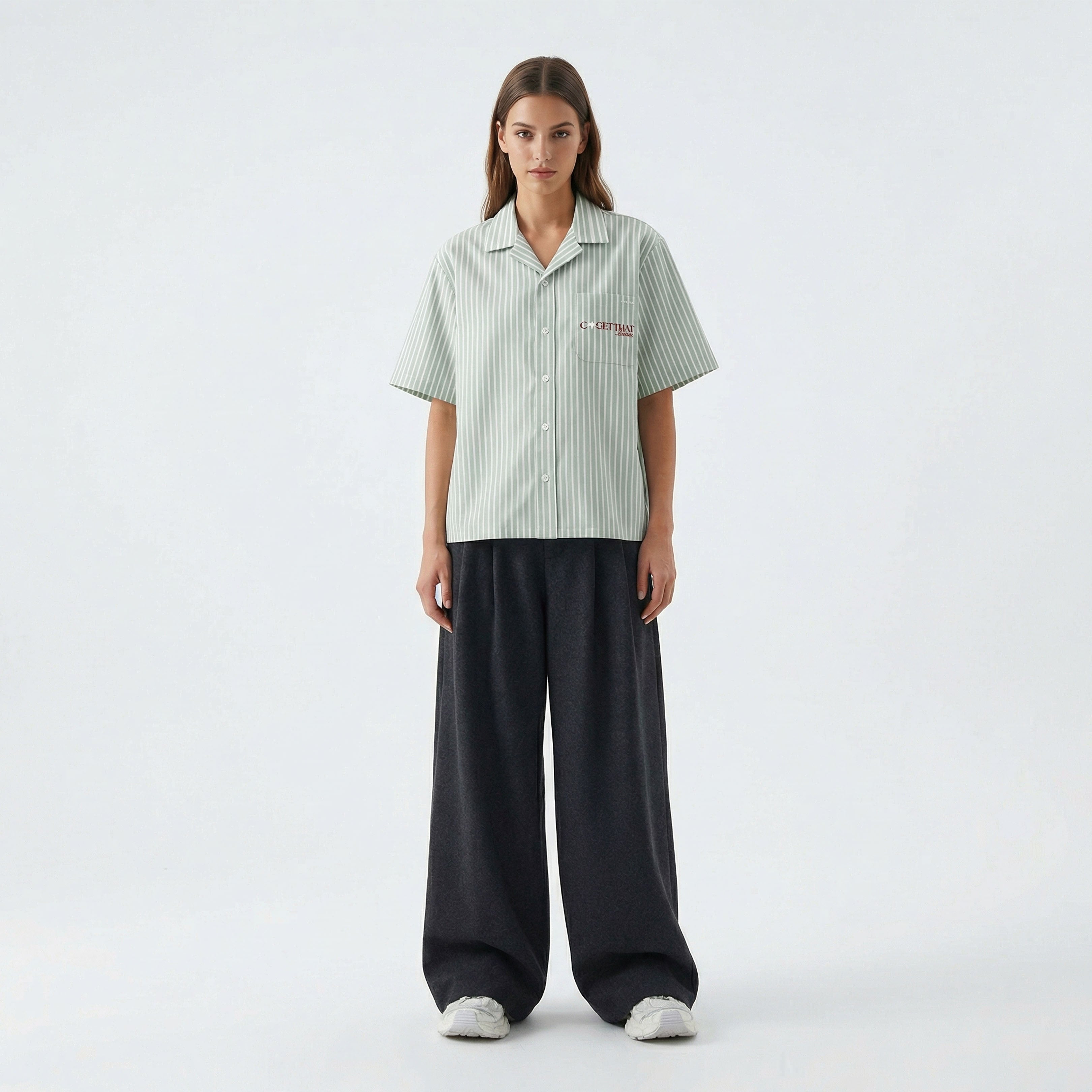 GGTD STRIPED IN MINT GREEN