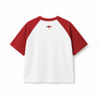 Raglan sleeve IN red