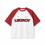 Raglan sleeve IN red