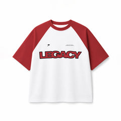 Raglan sleeve IN red