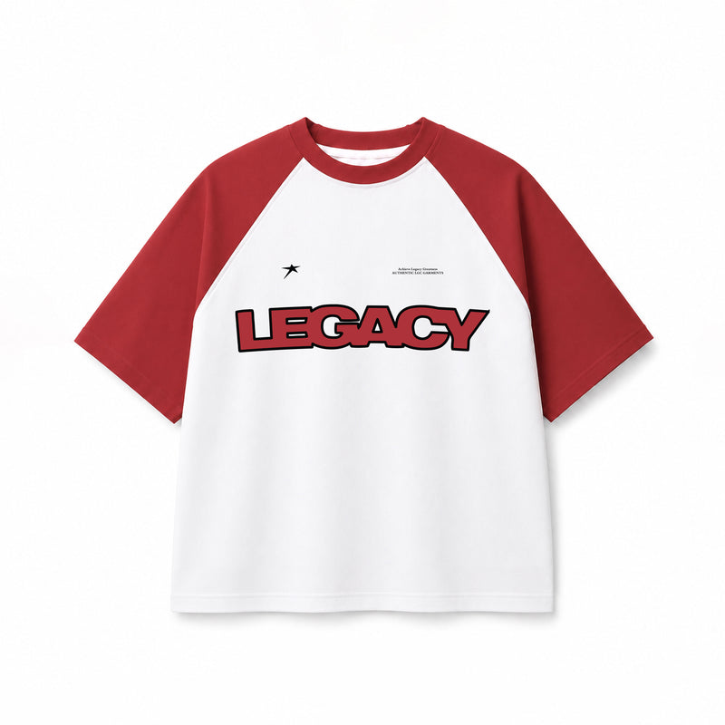 Raglan sleeve IN red